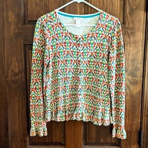 Sundance Aztec Cardigan Sweater Medium
